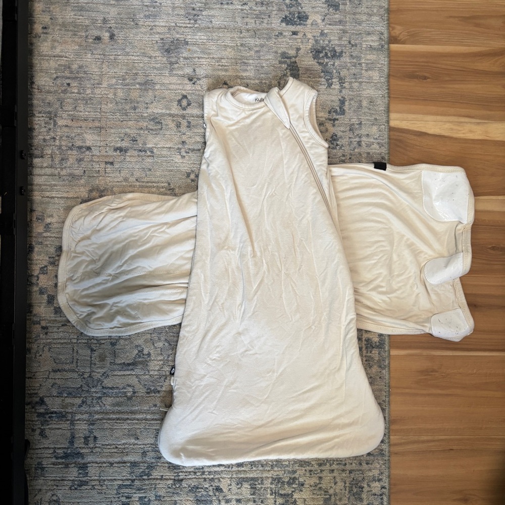 Kyte Baby Sleep Bag Swaddler in Oat Color Baby Sleep Sack XS 1.0 tog